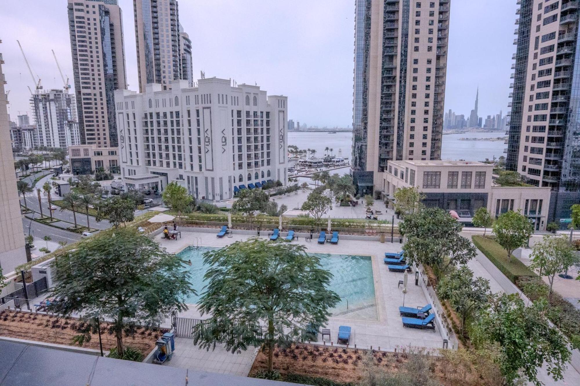 Апарт отель 3Br Haven With Burj Views By Magnoliasvhr Дубай Экстерьер фото
