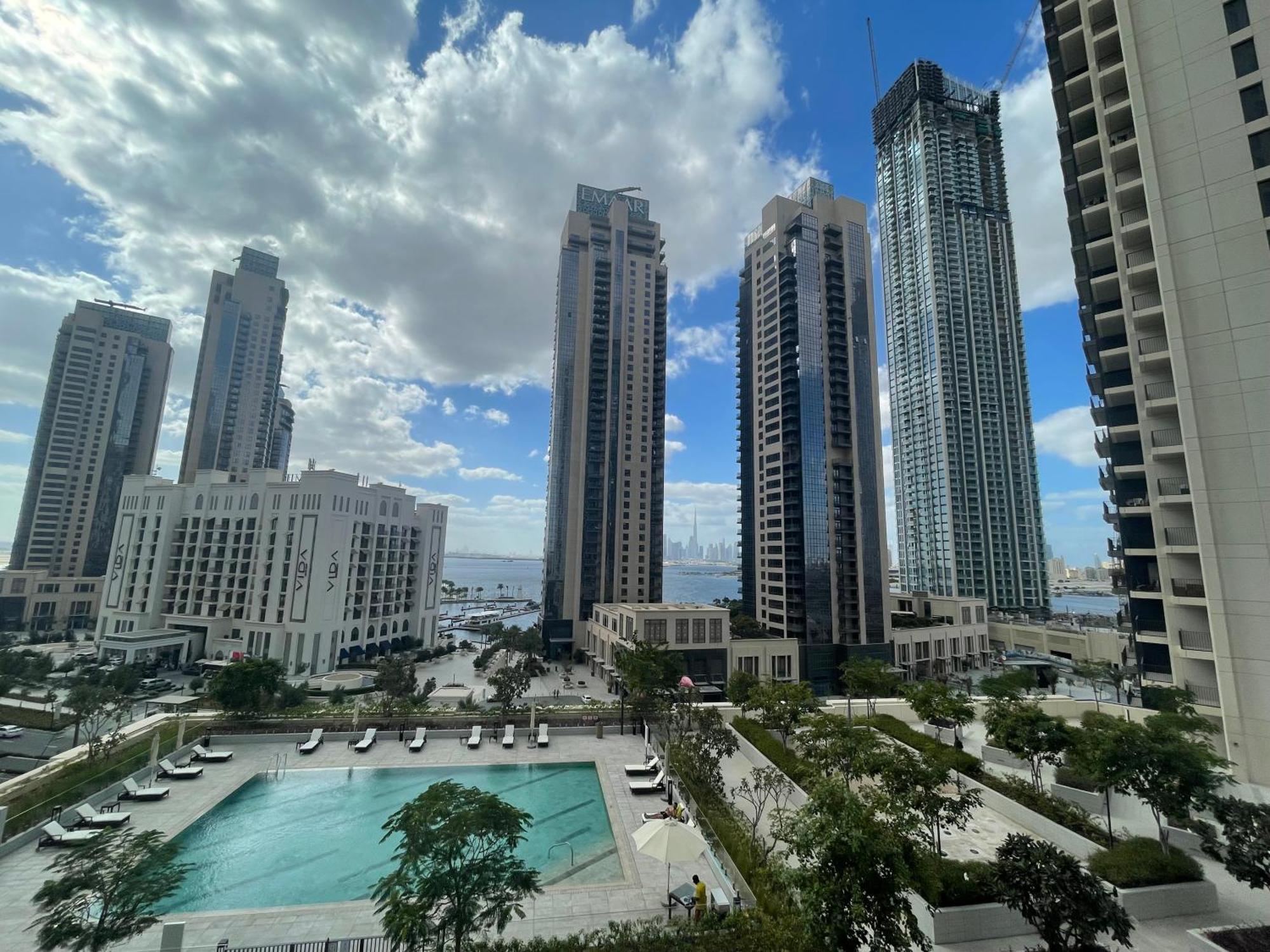 Апарт отель 3Br Haven With Burj Views By Magnoliasvhr Дубай Экстерьер фото